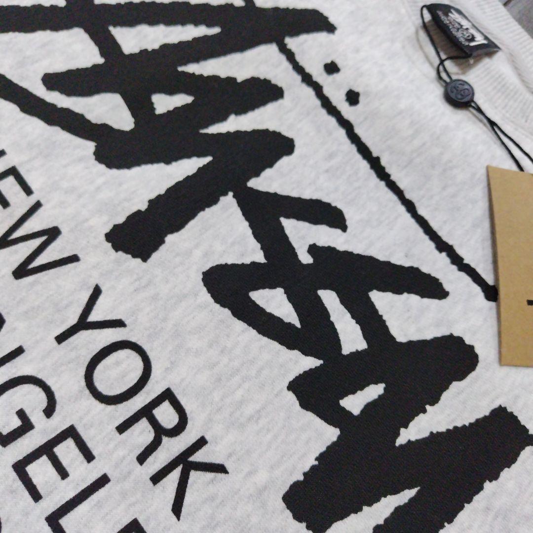 スウェット M ワールドツアー STUSSY グレー