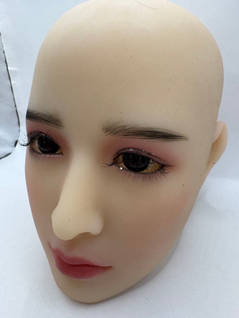 シリコンヘッド 単品 リアルドール 等身大ドール ウィッグ付 シリコンヘッド 単品 リアルドール 等身大ドール ウィッグ付