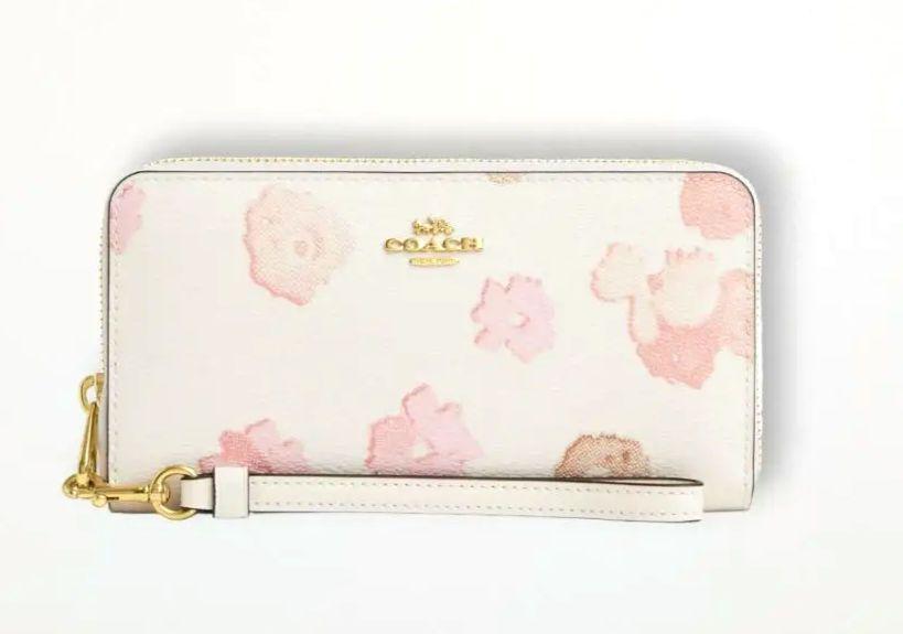 コーチ COACH ラウンドファスナー 長財布 ウォレット・フローラル プリント 画像1