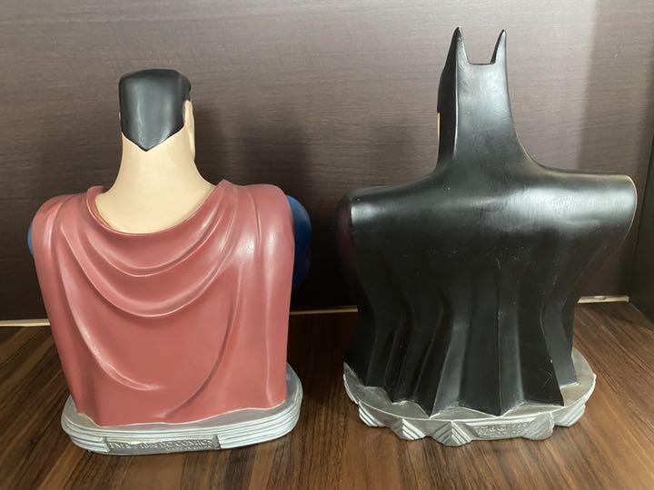 オンラインショップ スーパーマン&バットマン バストアップオブジェ