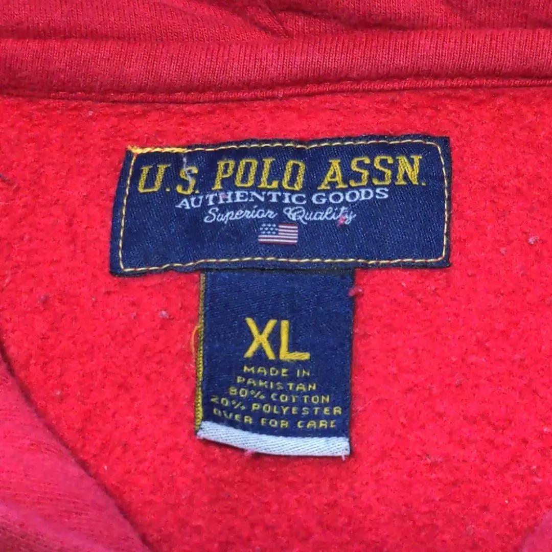 US古着 U.S.POLO ASSN スウェット パーカー XL 良フェード
