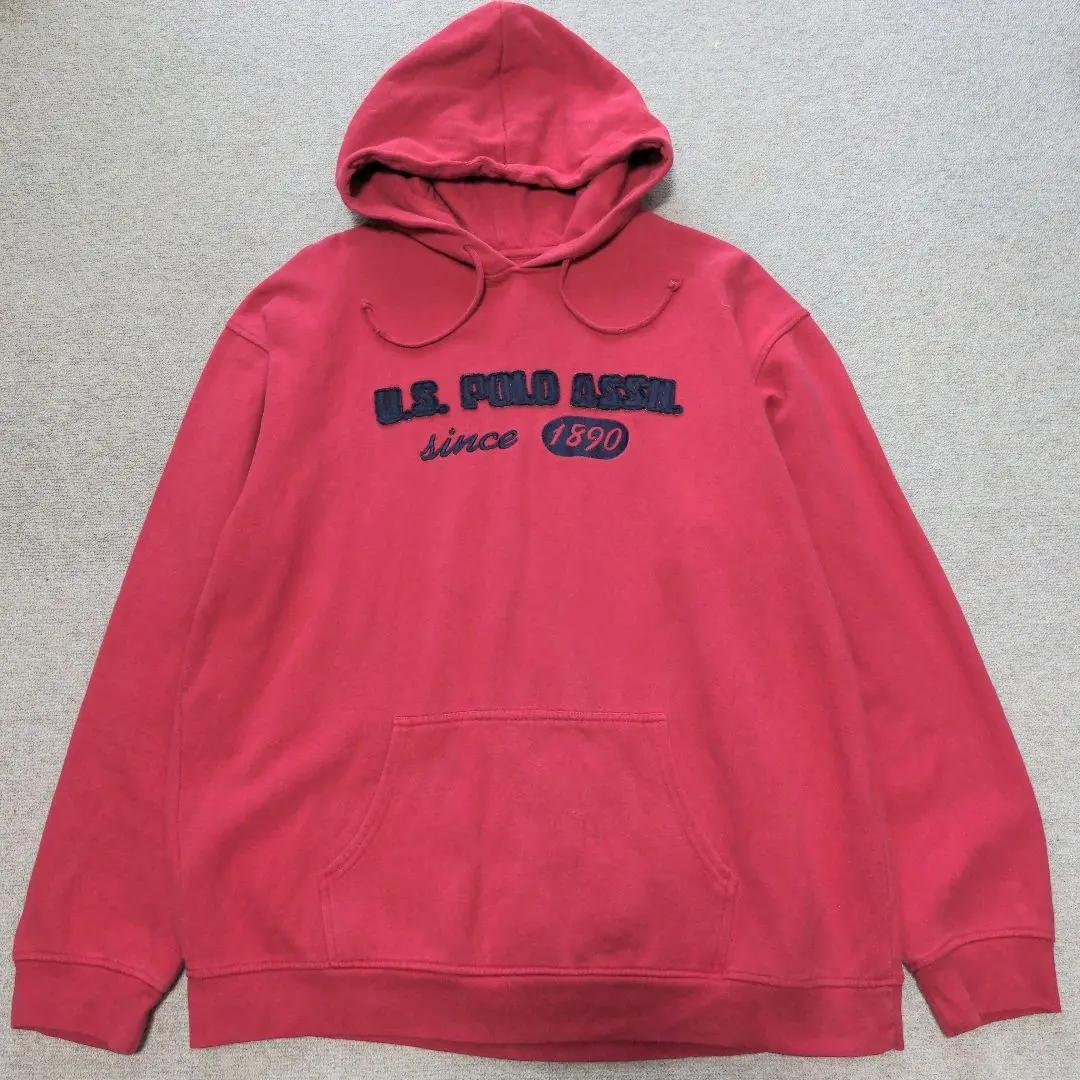 US古着 U.S.POLO ASSN スウェット パーカー XL 良フェード