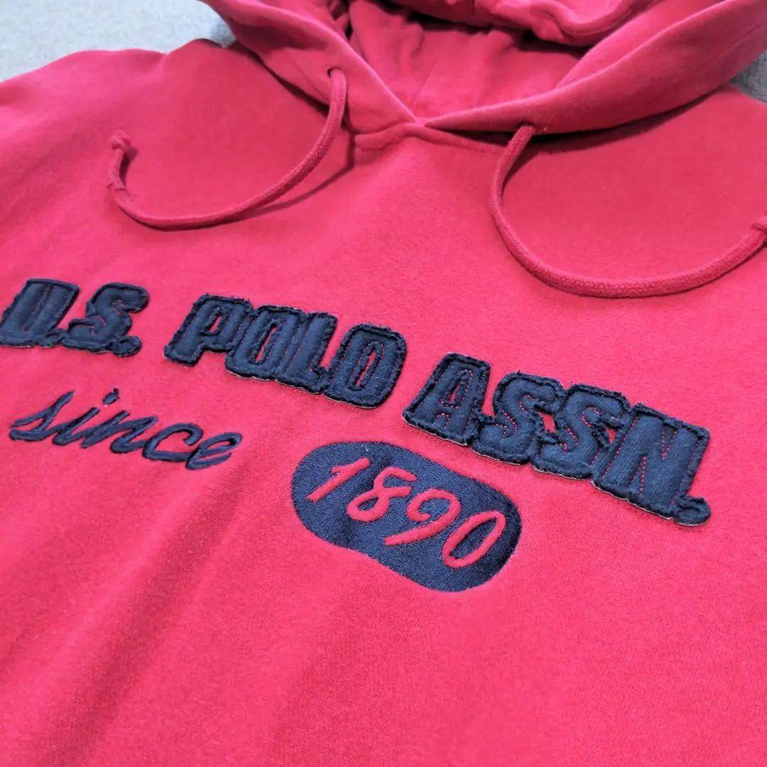 US古着 U.S.POLO ASSN スウェット パーカー XL 良フェード