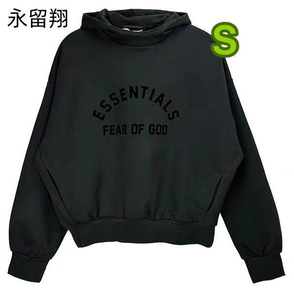 新品 FOG Essentials エッセンシャルズ パーカー ブラックSサイズ