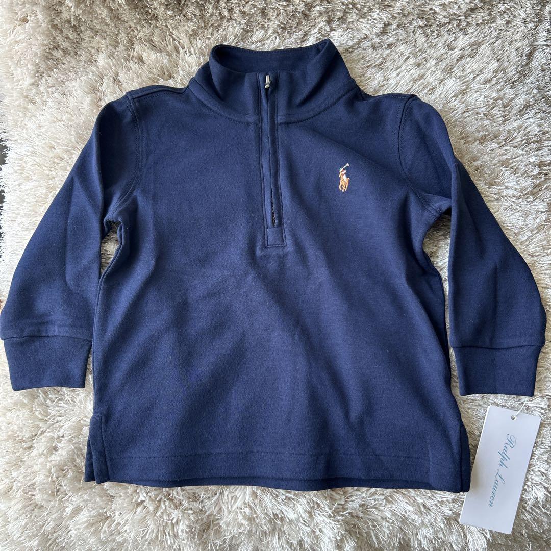 Ralph Lauren ネイビー ジップアップ 12M