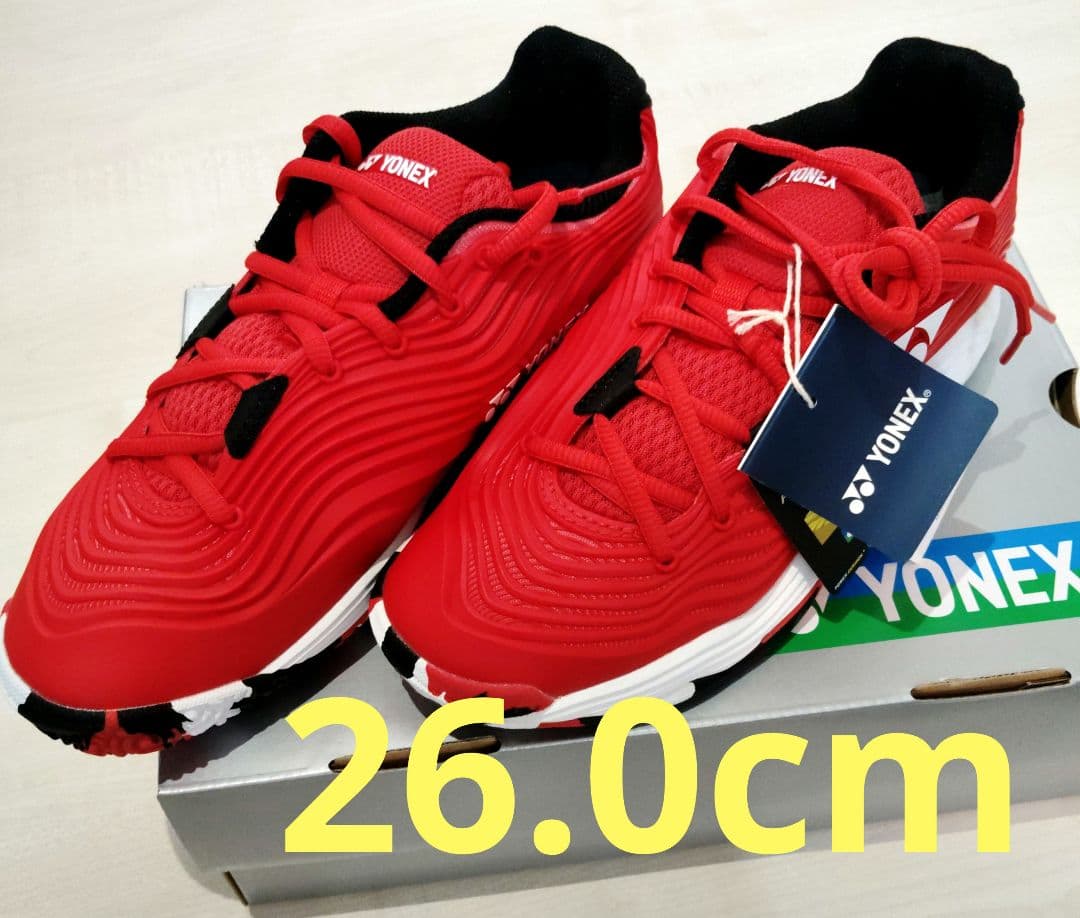 26.0 ヨネックス パワークッションSHTF5LGC オムニクレー26cm YONEX