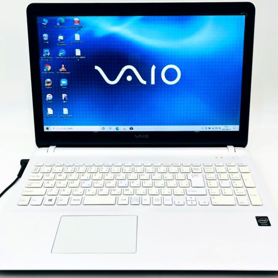 ホワイトカラー 大人気VAIO Webカメラ 大容量640GB リモートワーク
