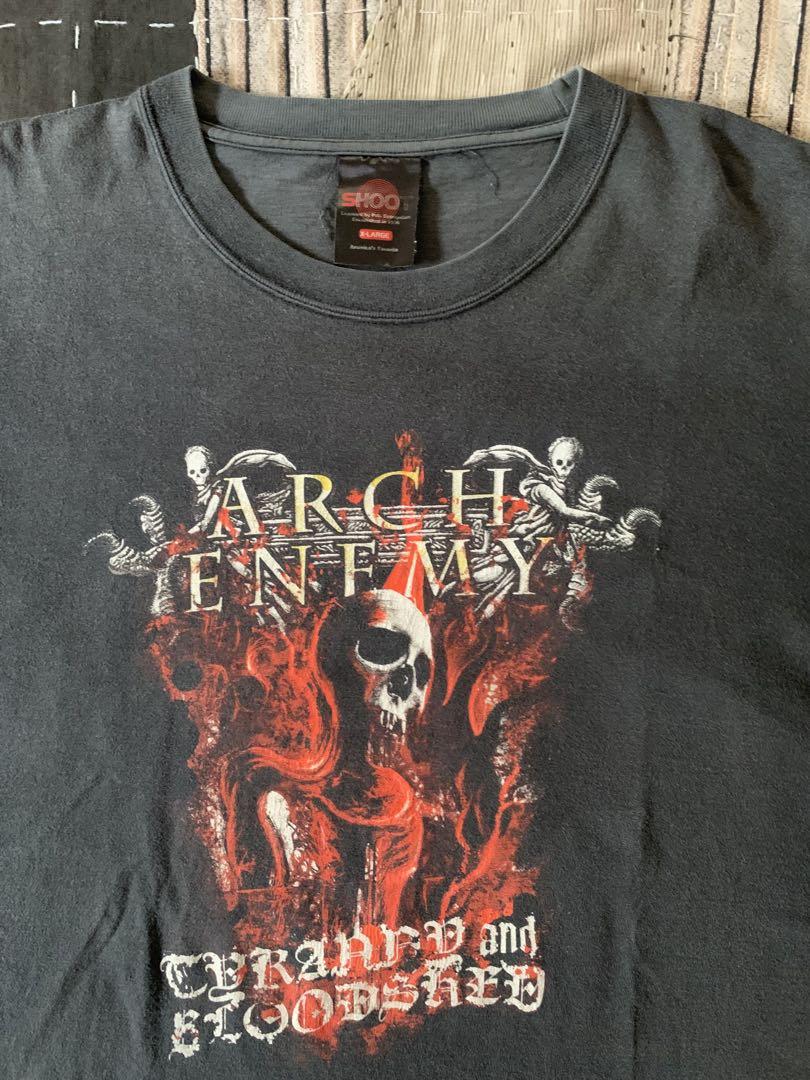 00s XL ARCH ENEMY tyranny vtg Tシャツ 2007
