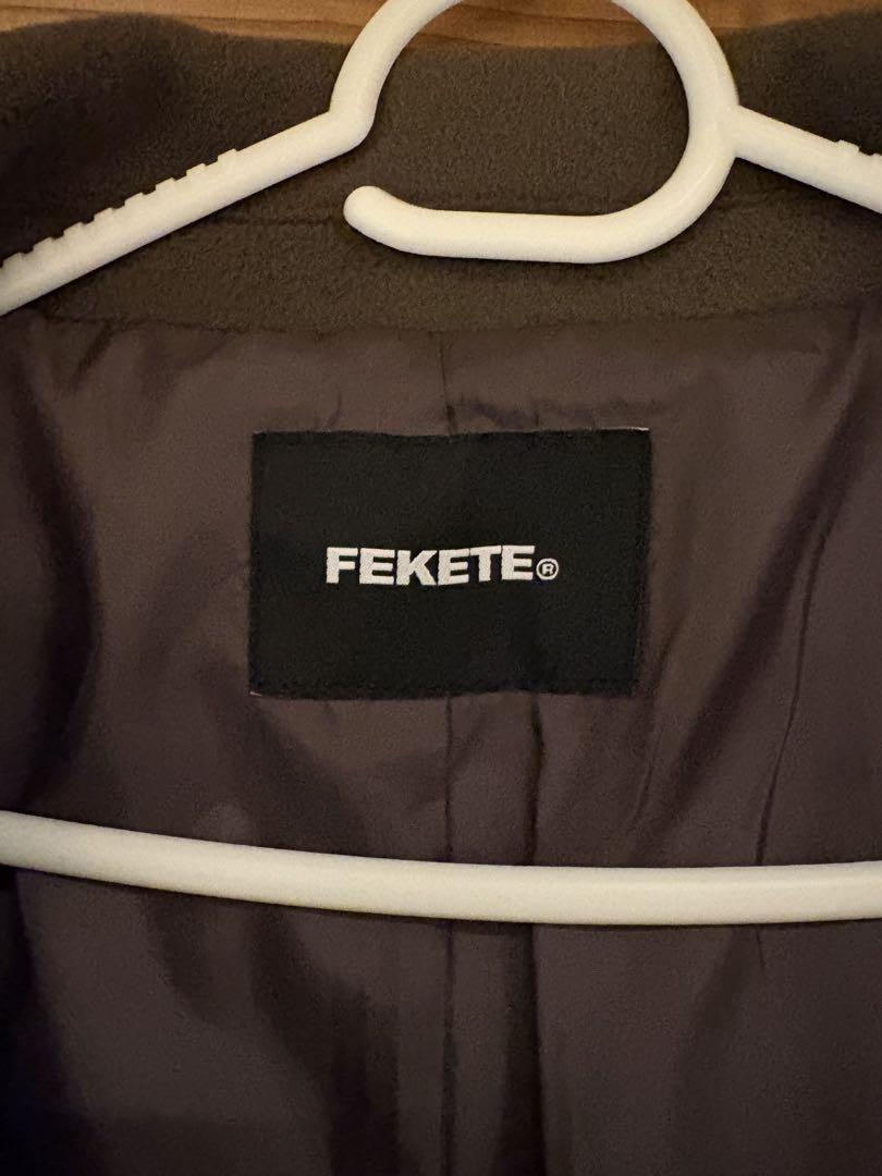 【2025福袋】 FEKETE チェスターコート オリーブグリーン ジャケット・アウター