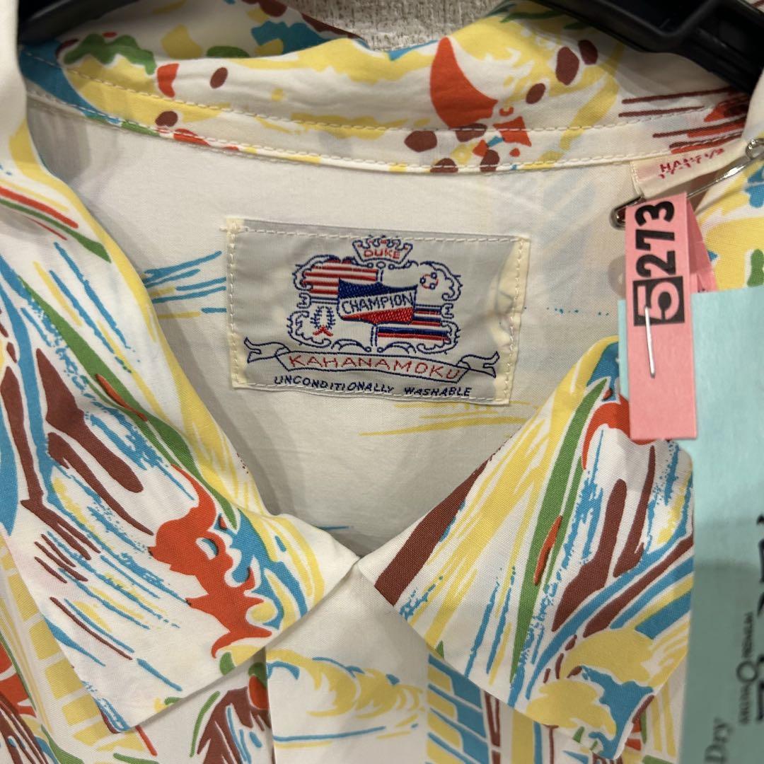 【驚きの値段で】 KAHANAMOKU DUKE アロハシャツ XL 長袖シャツ トップス