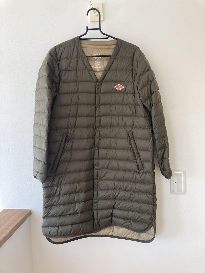 美品】DANTON インナーダウンコート オリーブ
