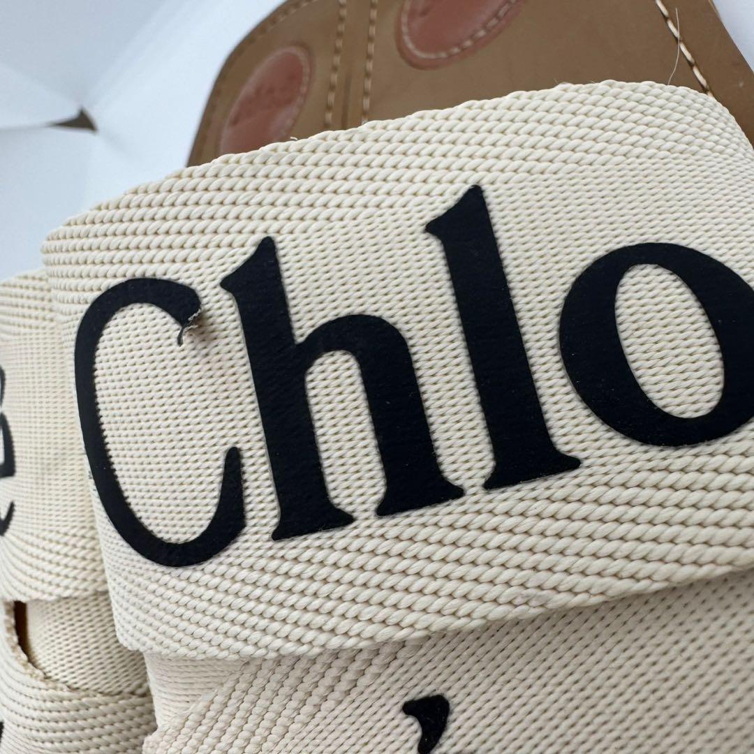 クロエ ウッディ フラットミュール サンダル #37 約23.5cm クロエ ウッディ フラットミュール サンダル #37 約23.5cm