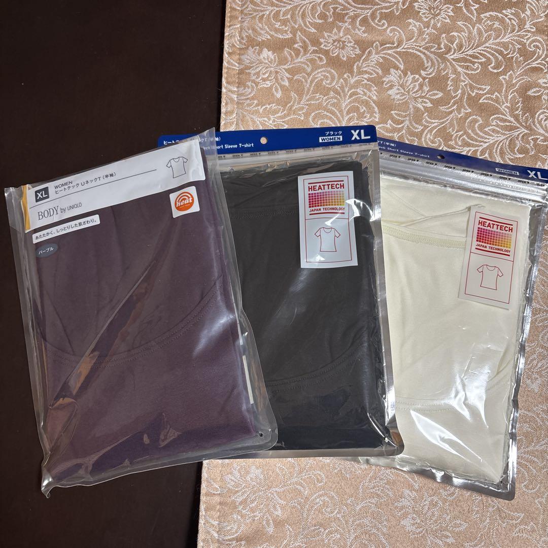 UNIQLOヒートテック3点セット 新品】UNIQLO ヒートテック タイツ XL 3点セット【k1037