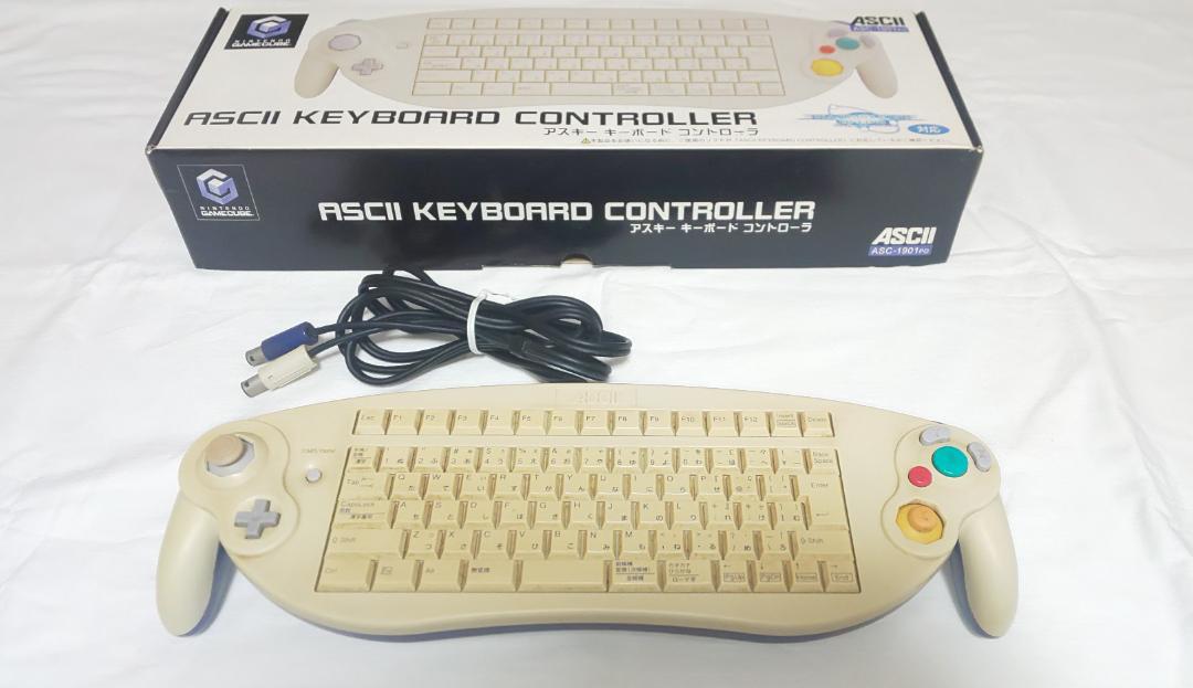 GC ゲームキューブ ASCII CONTROLLER KEYBOARD アスキー キーボード 開店記念セール! GC キーボードコントローラー その他