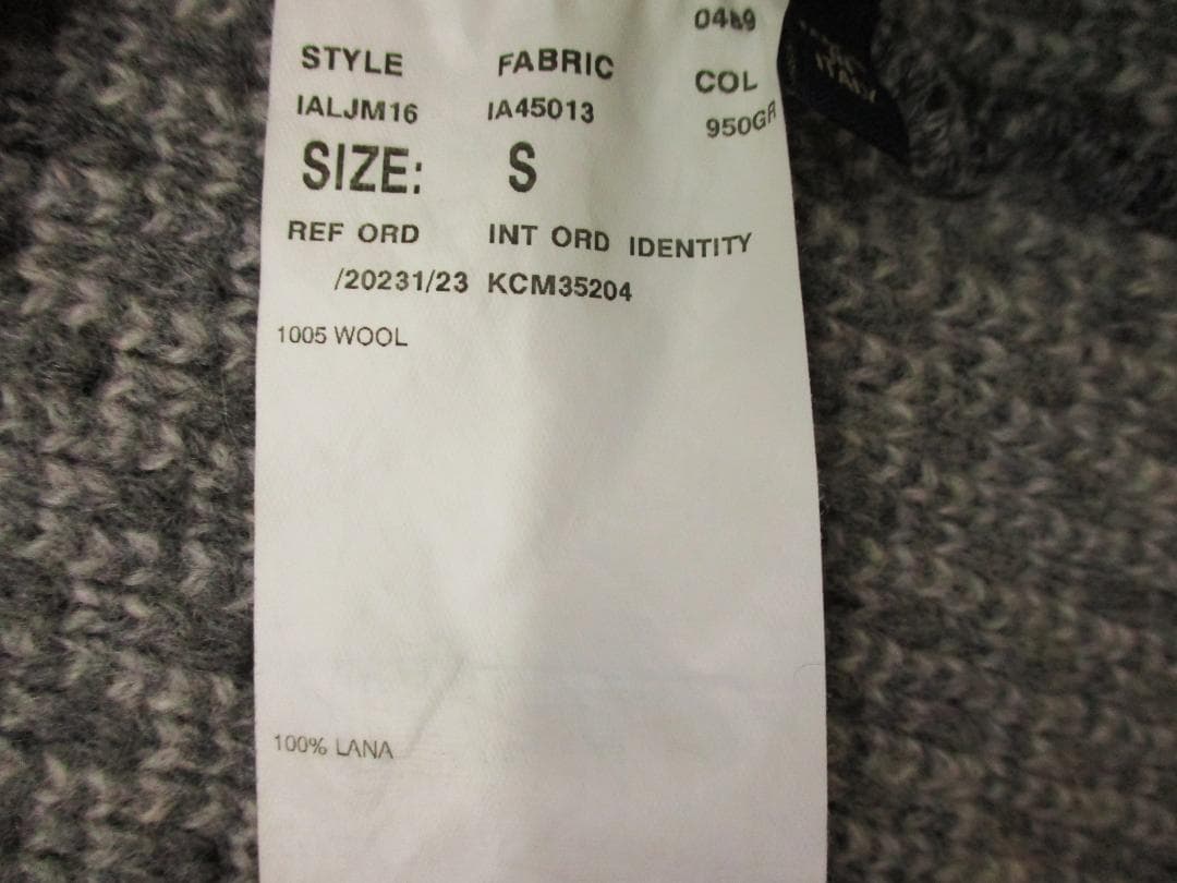 イタリア製 ウールニットジャケット