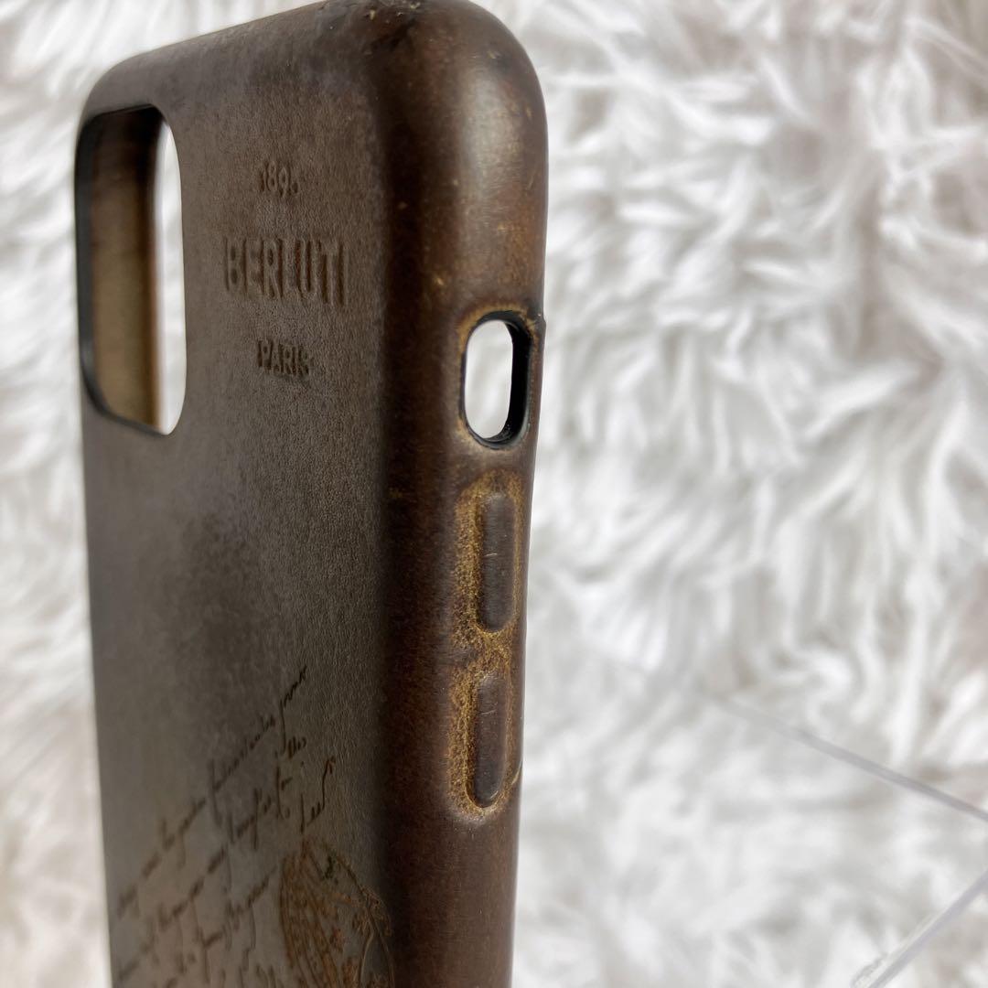 【美品】ベルルッティ iPhone11Pro ケース カリグラフィ
