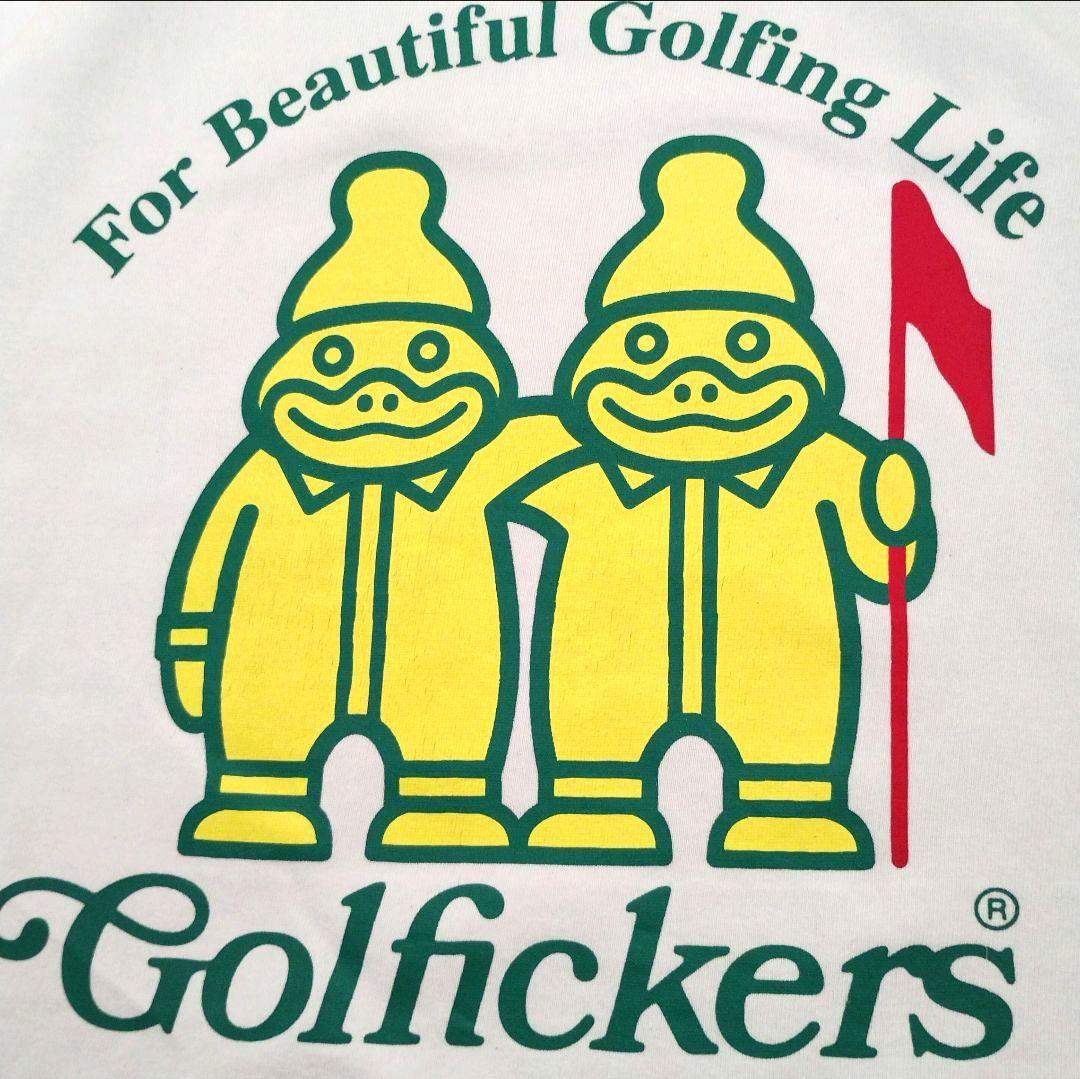 ゆ*こ様 Golfickers ゴルフィッカーズ アヒルバックプリント 半袖Tシ