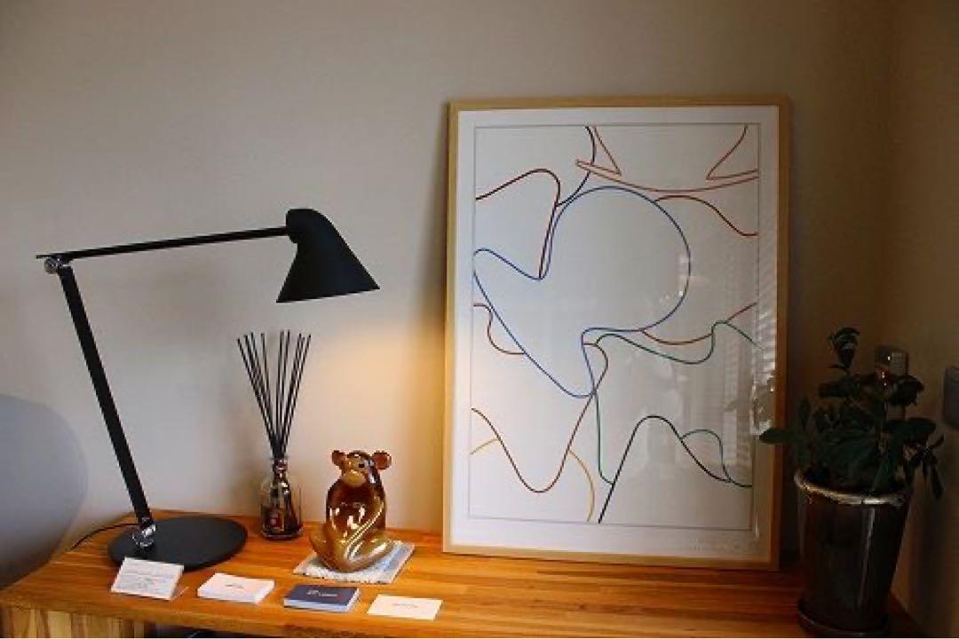 激レア】FRITZ HANSEN セブンチェア60周年記念ポスター額装