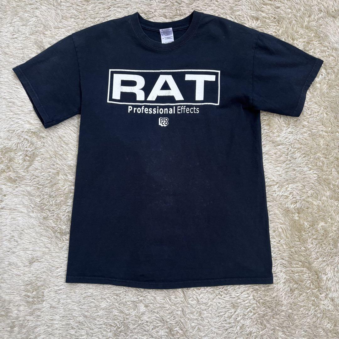 GILDANボディ proco RAT 半袖Tシャツ　エフェクターT 企業Tトップス
