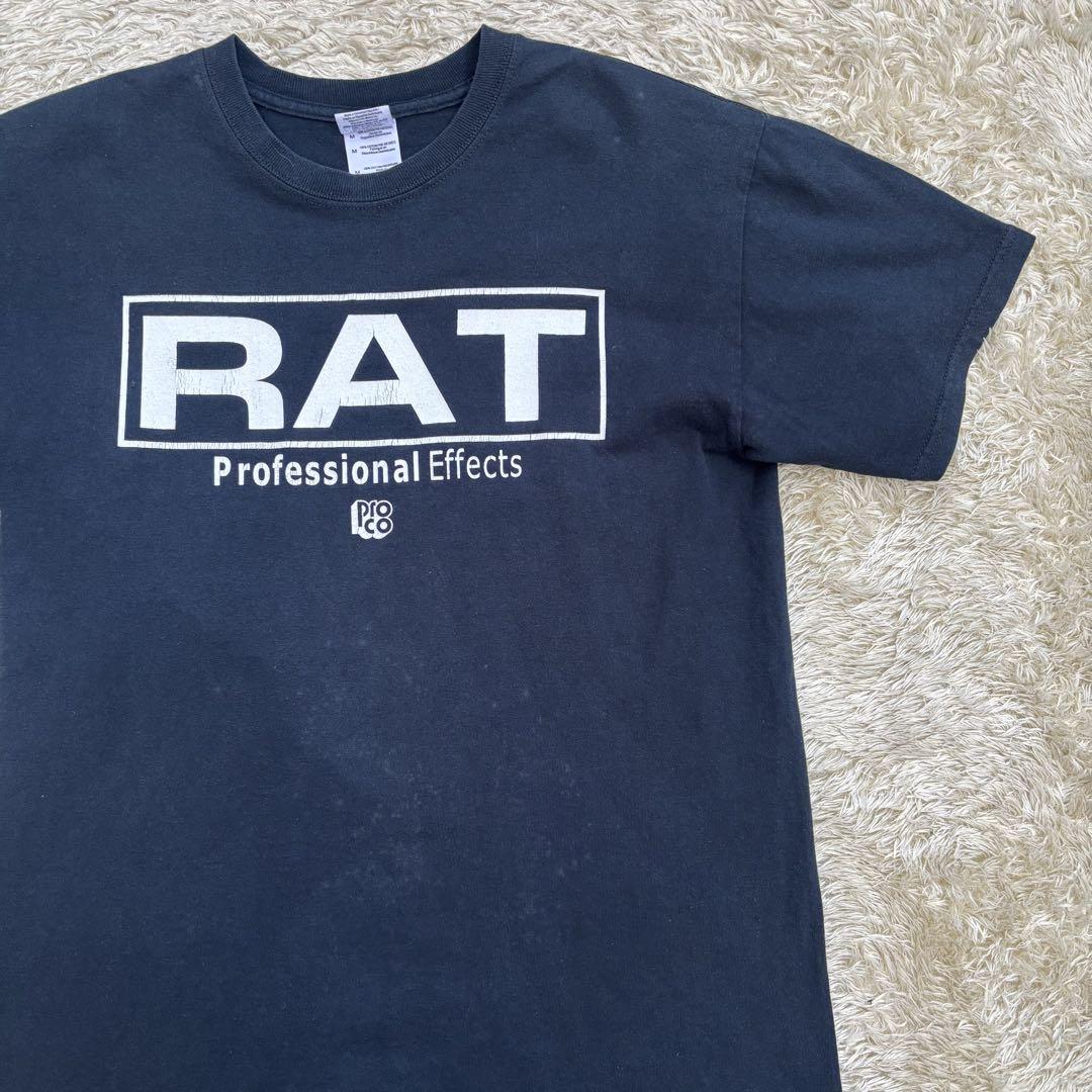 GILDANボディ proco RAT 半袖Tシャツ　エフェクターT 企業T
