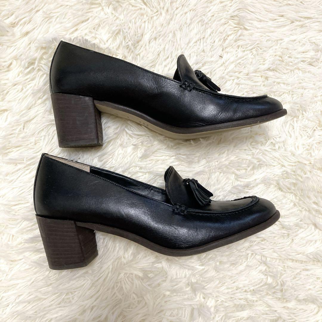 【MARGARET HOWELL idea】タッセル　ヒール　ローファー