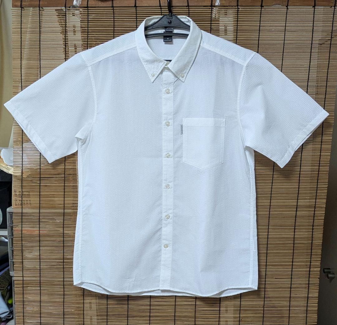 新品同様　モンベル　半袖シャツ メンズ　白