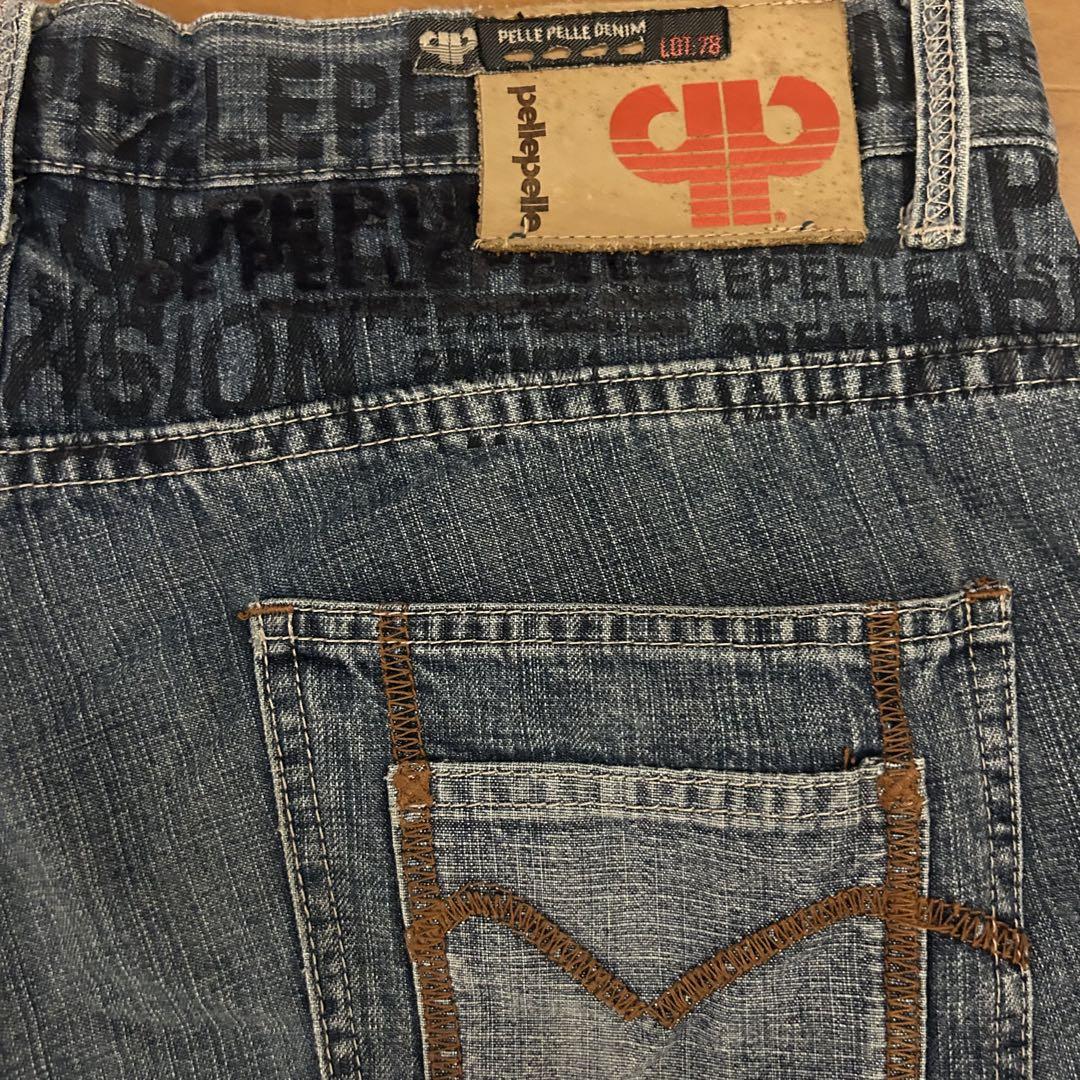 Pelle Pelle デニムショートパンツ 当時物 希少