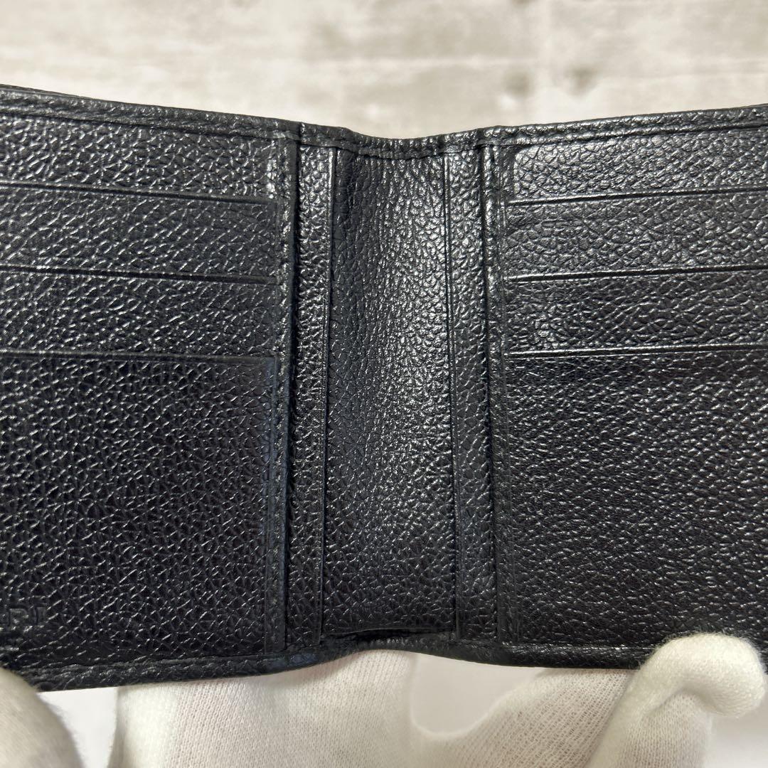 美品　ブルガリ　財布　メンズ　ミレリゲ　二つ折り財布