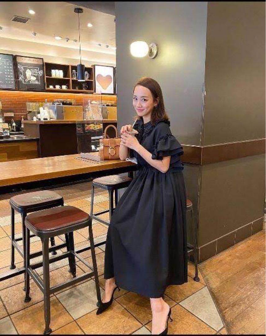 ロージーモンスターフリルステッチワンピース