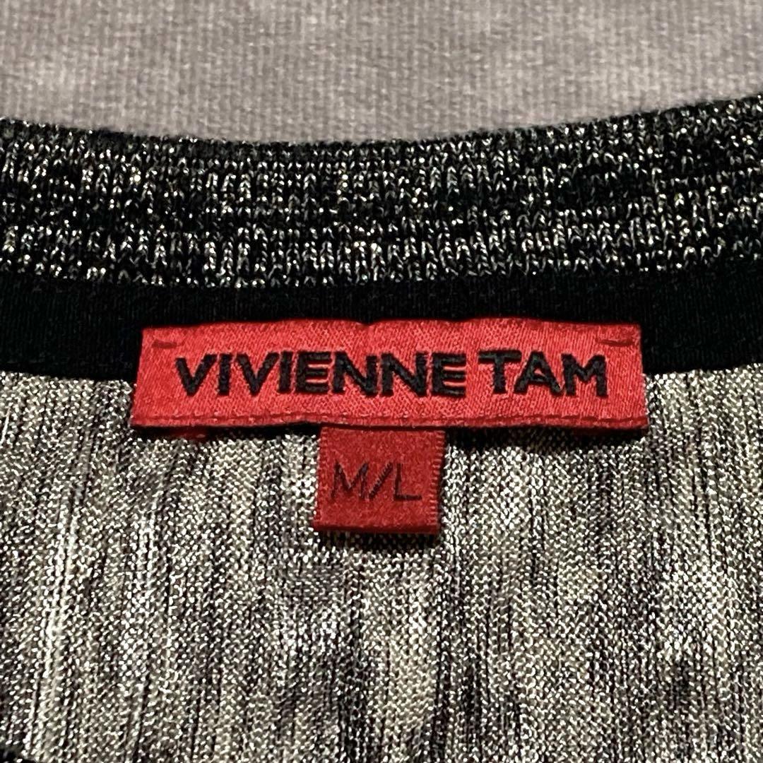 希少 ヴィヴィアンタム VIVIENNE TAM (M/L) トップス プリーツ