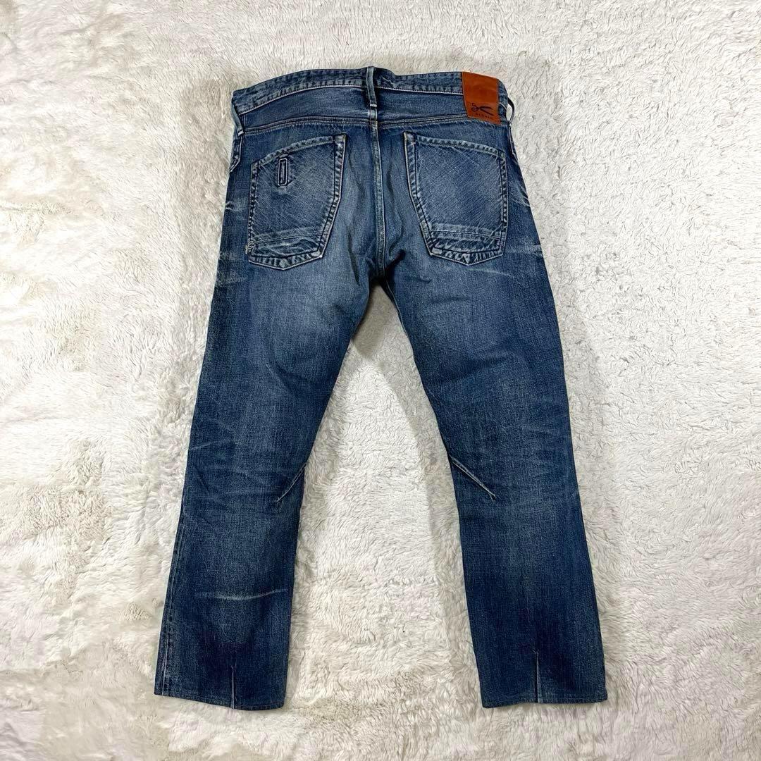 最低価格の 美品】デンハム・デニムパンツ・ジーンズ・CUTTER・ほつれ加工 パンツ
