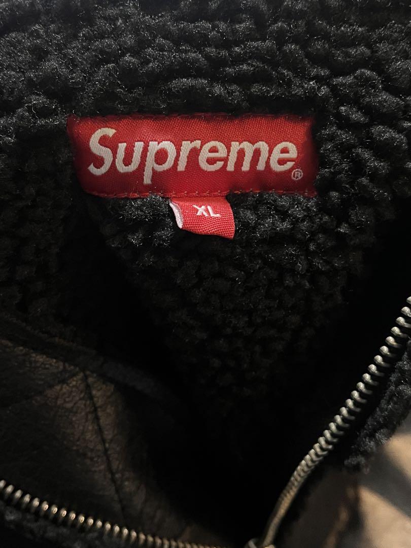 ジャケット・アウター Supreme Faux Shearling Hooded Jacket XL