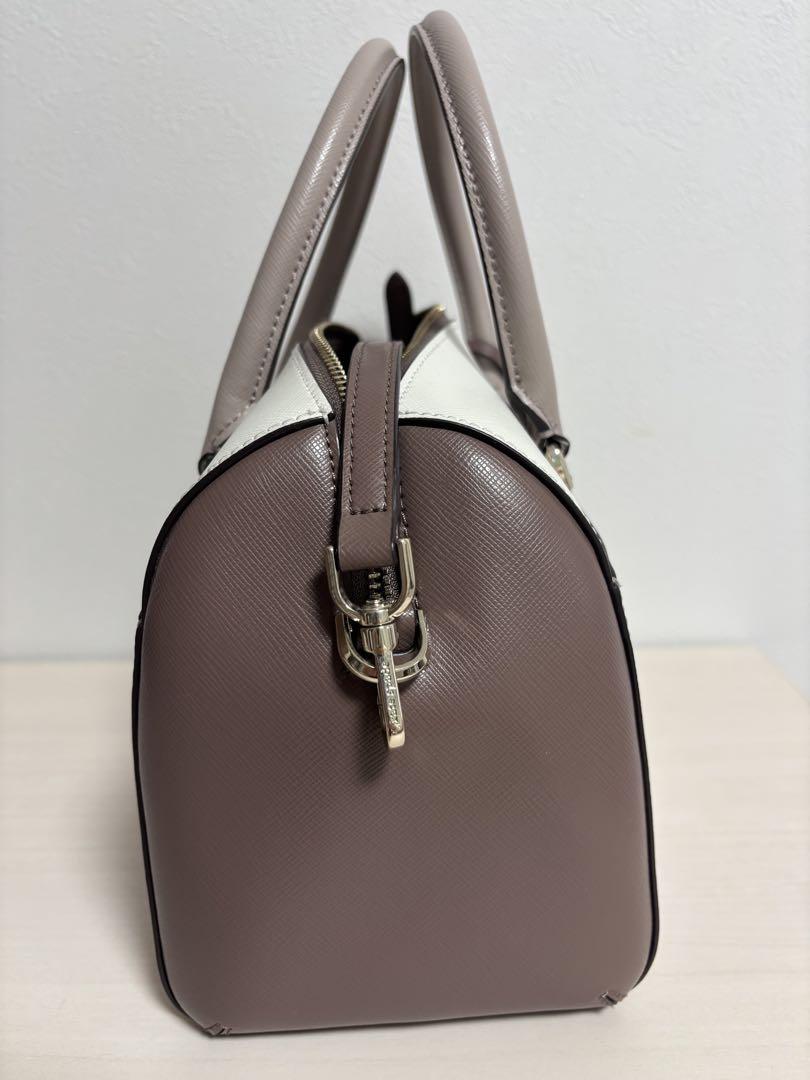 上品コーデはコレで安心！ spade kate ミニボストンバッグ duffel clrbck devyn バッグ