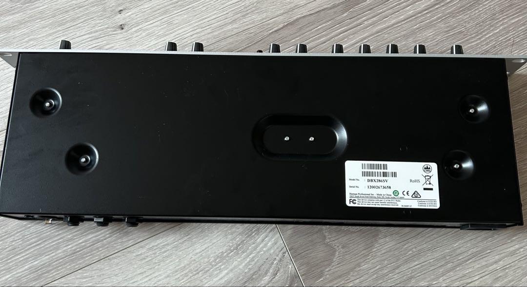 dbx 286s マイクプリアンプ コンプ チャンネルストリップ