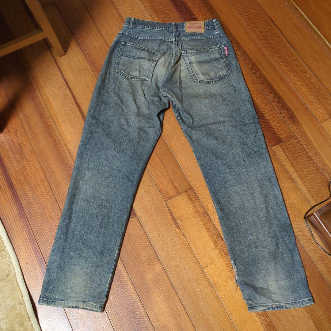 Stussy ヴィンテージ☆ブラックデニムW30