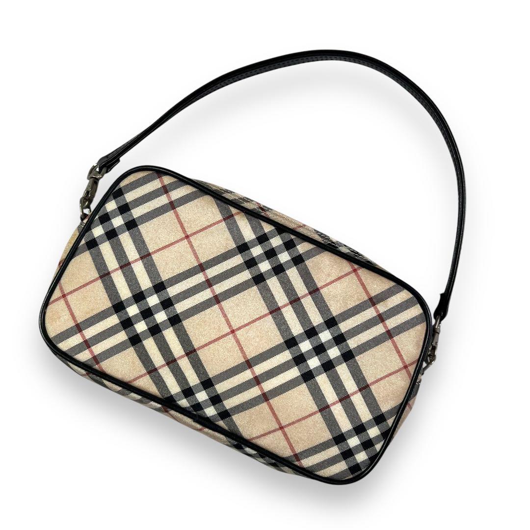 美品 BURBERRY BLUE LABEL ノバチェック アクセサリーポーチ