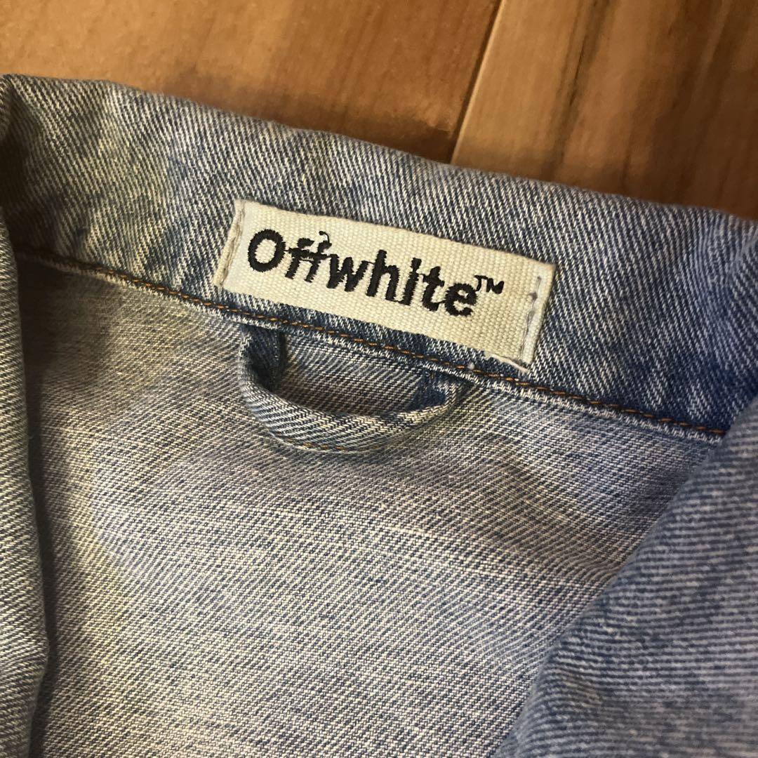 off-white オフホワイト デニムジャケット サイズM off-white オフホワイト デニムジャケット｜Yahoo!フリマ（旧