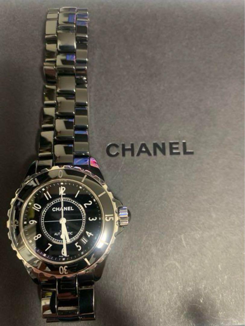 chanel j12 38mm 美品 (ベルト純正セラミック)