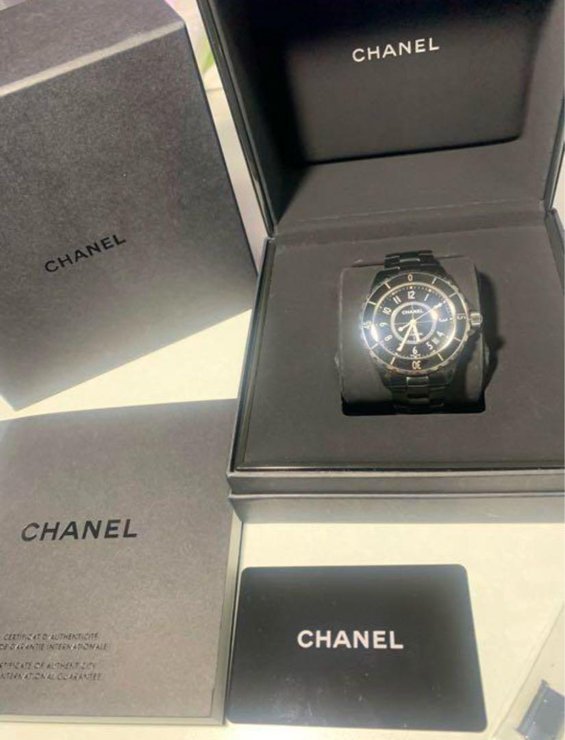 chanel j12 38mm 美品 (ベルト純正セラミック)