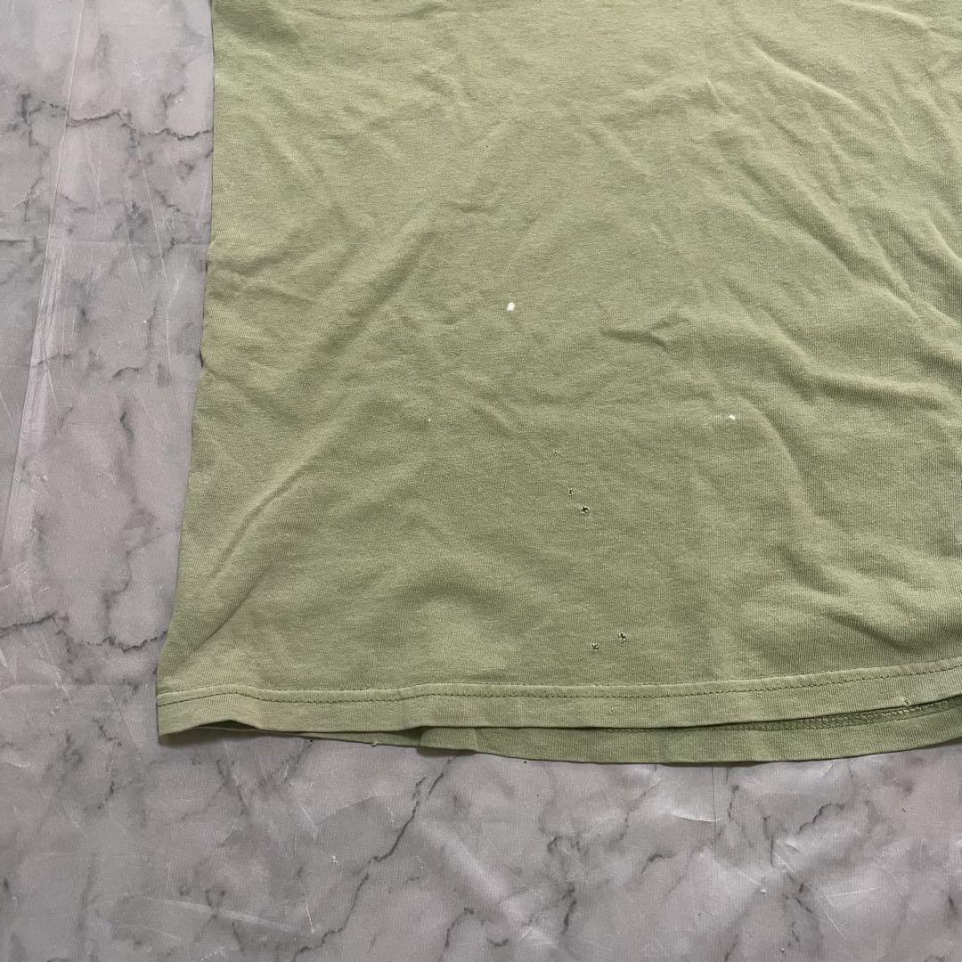 NIKE 90s USA製 鬼フェード スウェット ボロ グリーン L