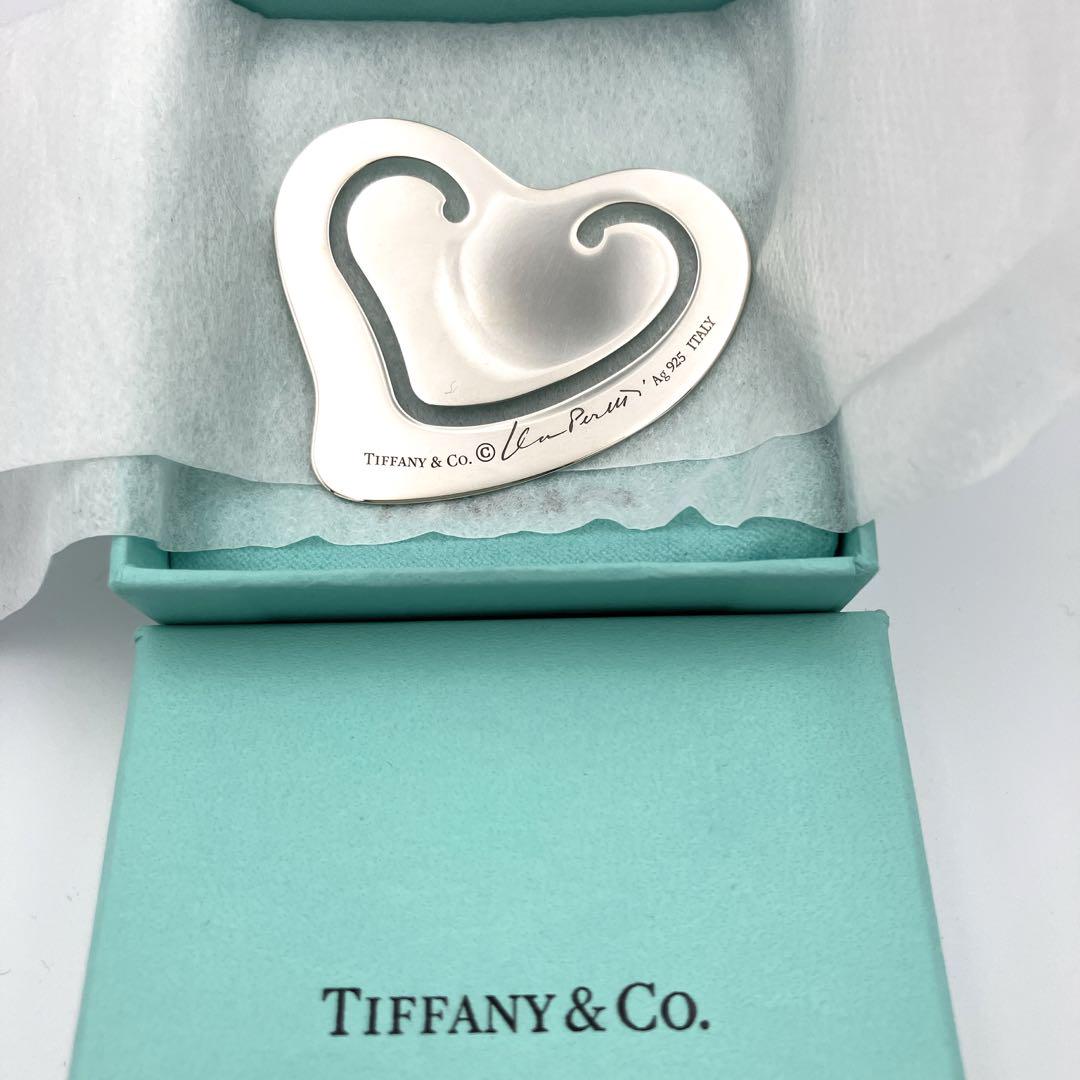 【箱・袋つき】ティファニー♧Tiffany♧ブックマーク♧ハート♧シルバー