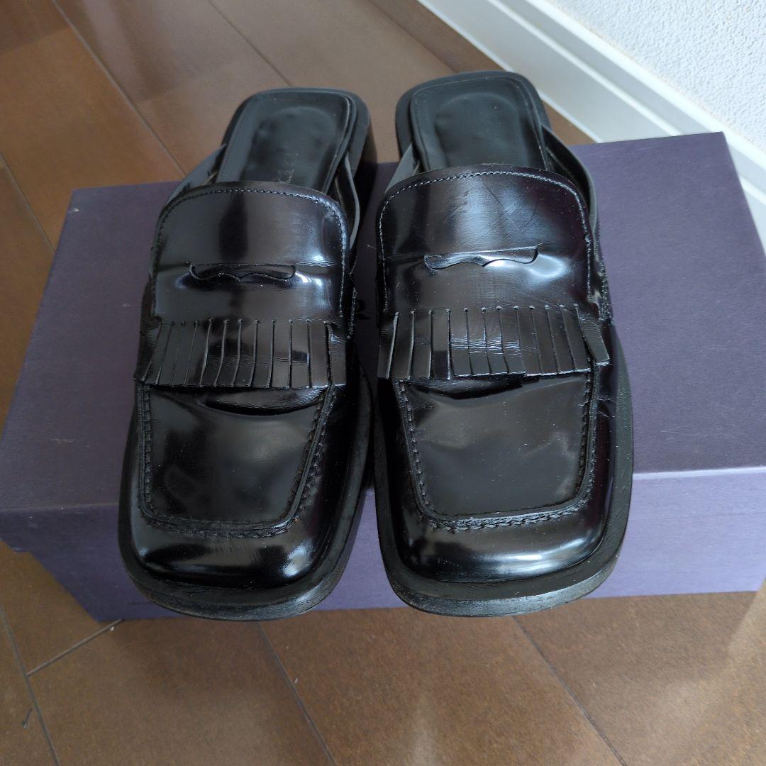 ♦️PRADA プラダ♦️ ブラックレザー ローファー