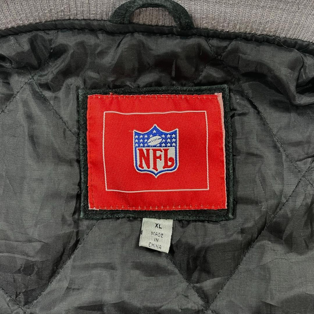 総スエード レザー スタジャン NFL ニューイングランド ペイトリオッツ XL