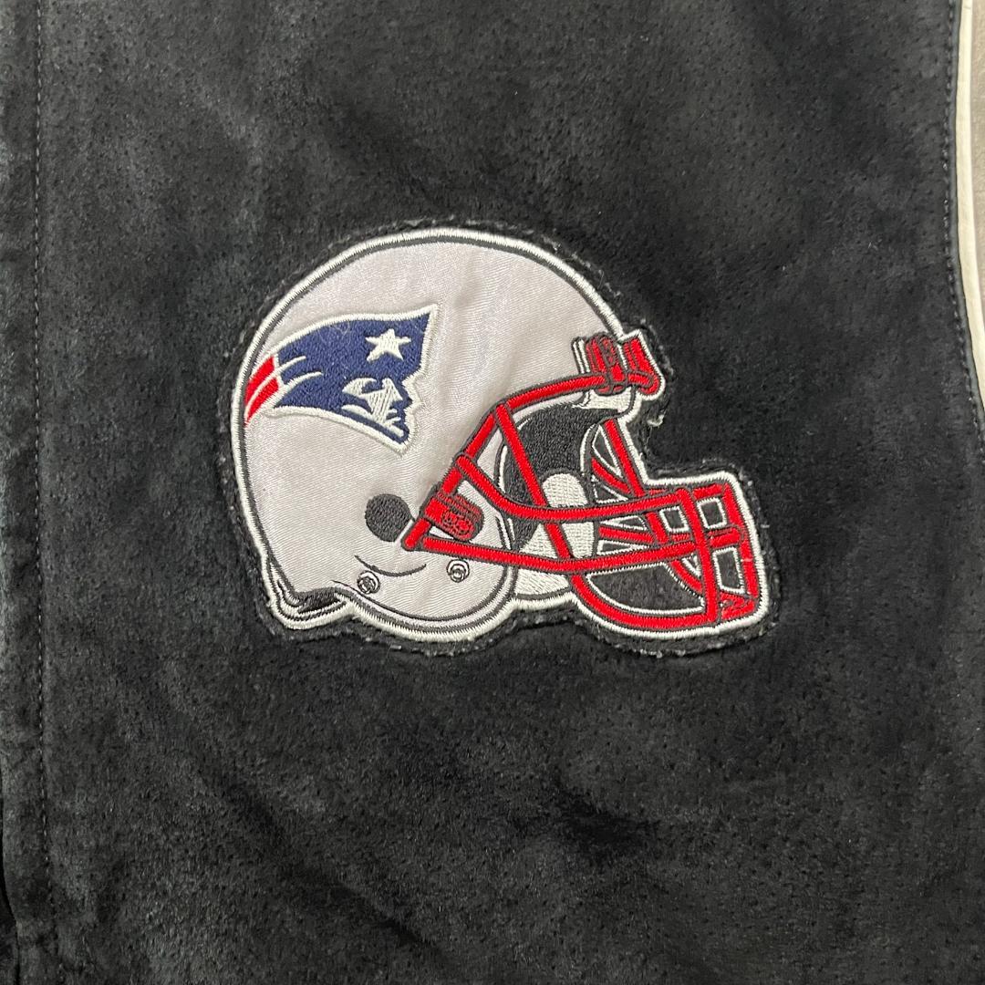 総スエード レザー スタジャン NFL ニューイングランド ペイトリオッツ XL