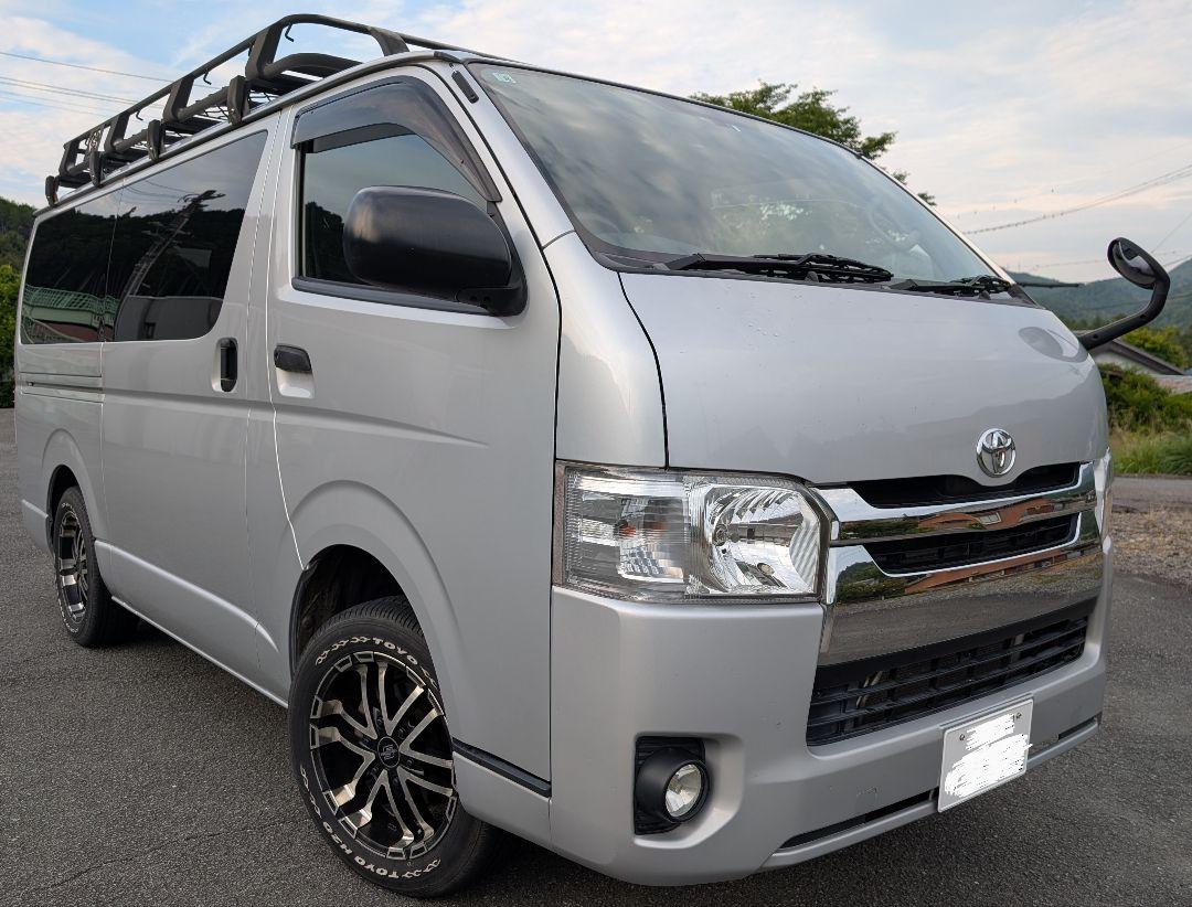 希少・低走行 4WD 4型ディーゼル 5MT ハイエース バン DX GLパケ