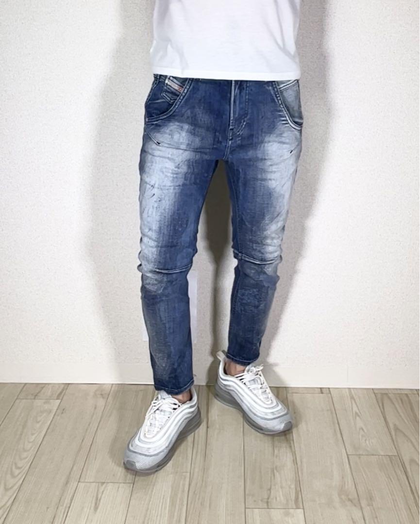 DIESEL ジョグデニム スウェットパンツ スキニー fayza W23 DIESEL ジョグデニム スウェットパンツ fayza W23