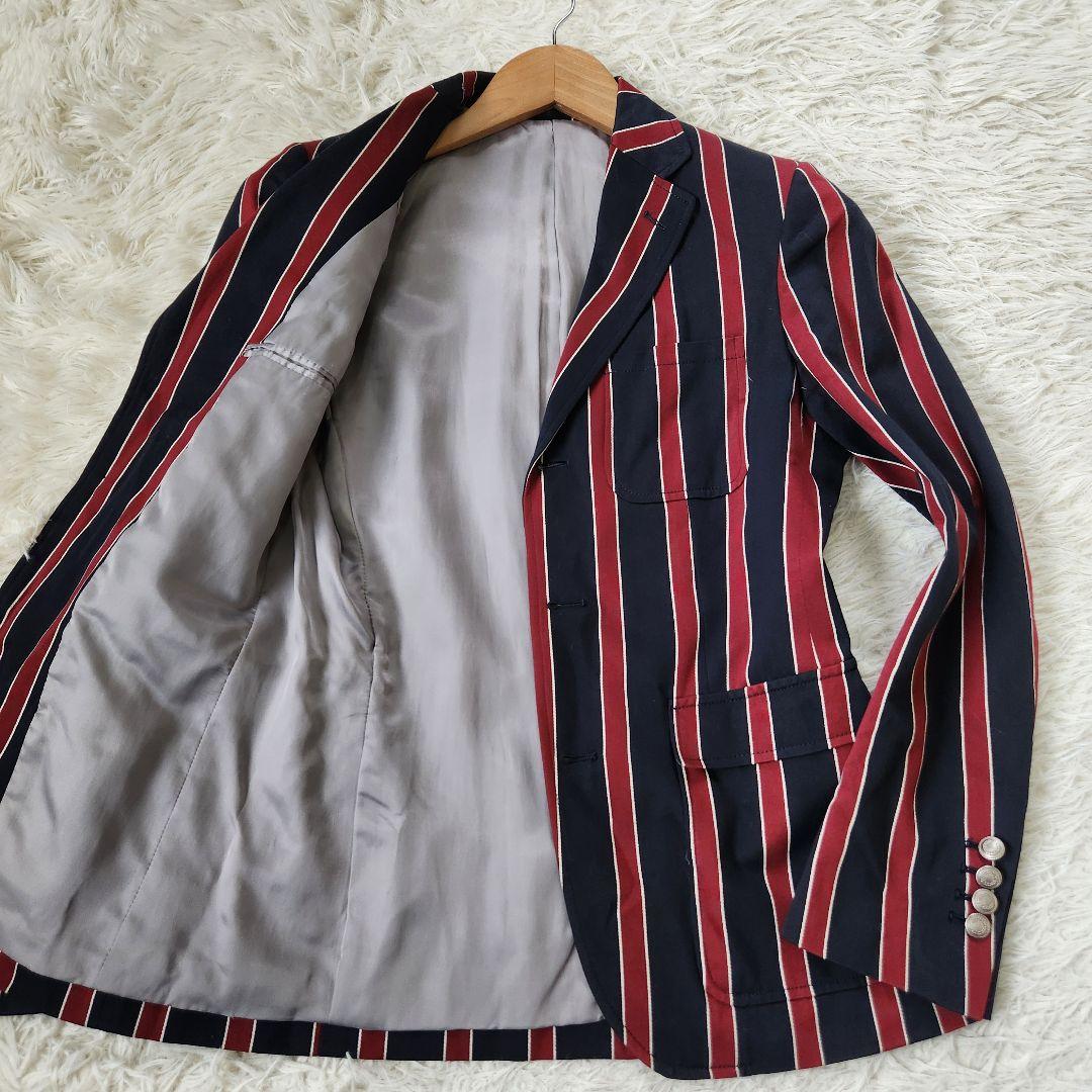 フレッドペリー　美品　ストライプ ボンバー ジャケット FRED PERRY フレッドペリー ストライプ ボンバー ジャケット
