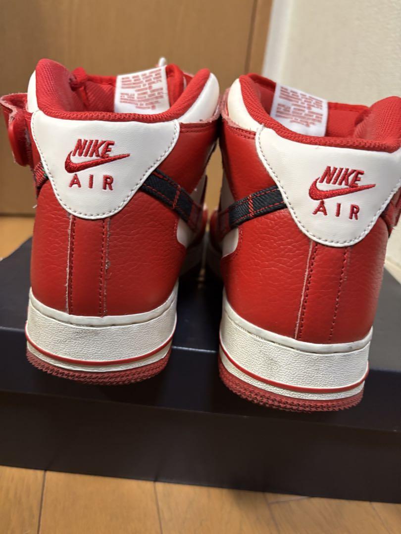 Nike Air Force 1 Mid Plaid \"Red\" （ 箱あり）