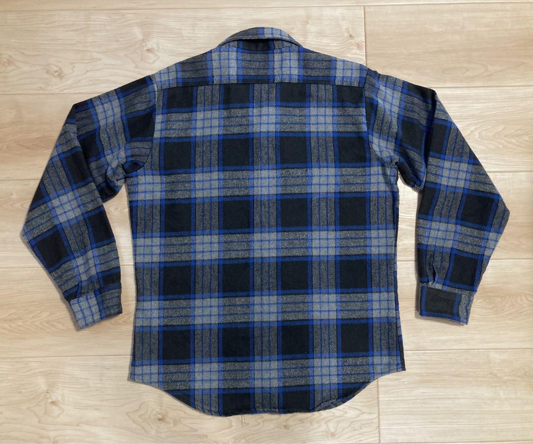 70s 80s USA製 ファイブブラザー FIVEBROTHER ネルシャツ