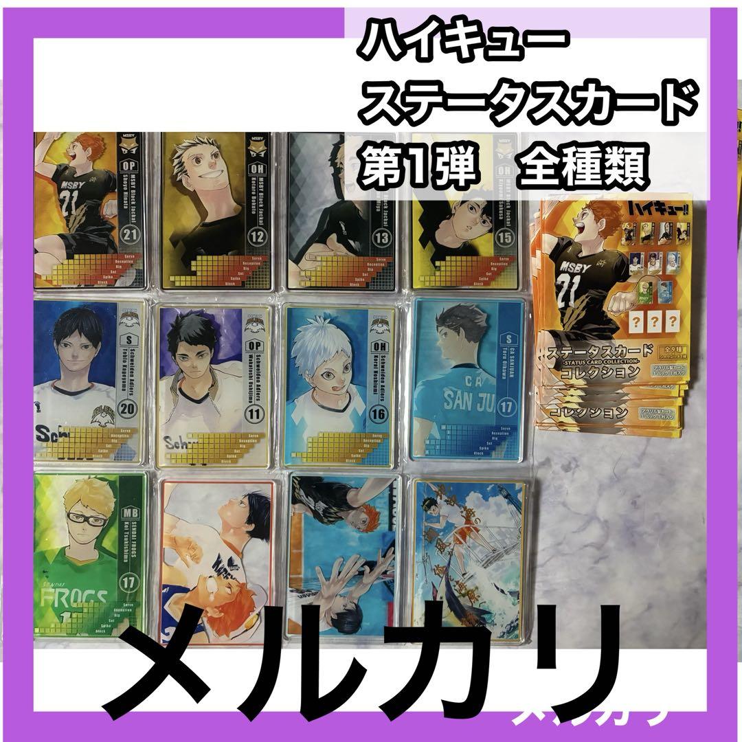 ハイキュー ステータスカードコレクション 第一弾 全種 影山飛雄
